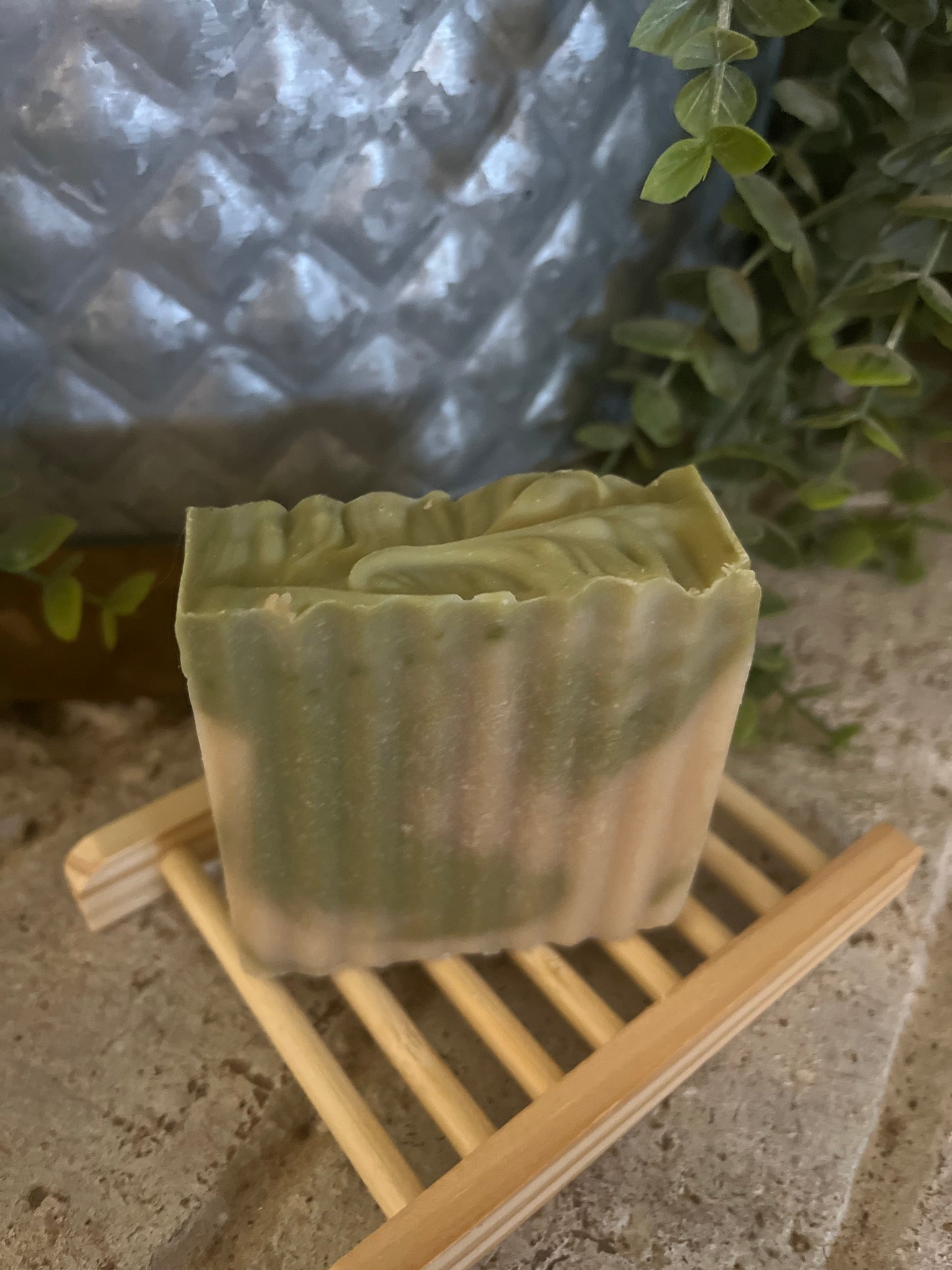 Wooden Soap Stand